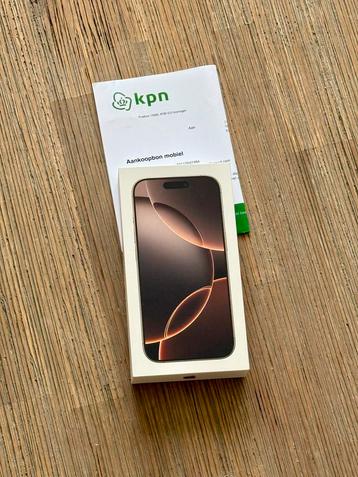 iPhone 16 PRO 128GB Desert Titanium/ nieuw geseald met bon! beschikbaar voor biedingen