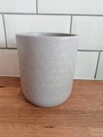 Bloempot voor binnen met grafische vormen Intratuin, Tuin en Terras, Bloempotten, Rond, Binnen, Ophalen of Verzenden, Zo goed als nieuw