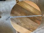 Hardhouten bijzettafeltje 60 cm, Minder dan 45 cm, Rond, Nieuw, Hout
