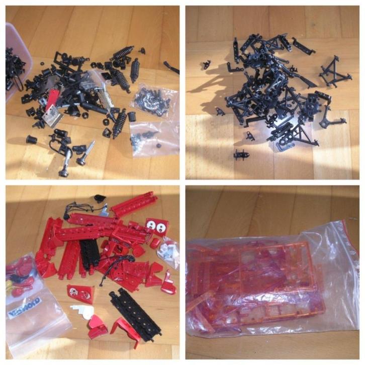 Reserveonderdelen Ferrari Testarossa en F40 1/8 Pocher 1/8 s, Hobby en Vrije tijd, Modelauto's | 1:5 tot 1:12, Zo goed als nieuw