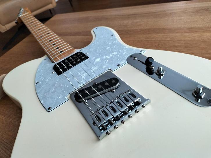 Fender Telecaster mim Olympic white relic, Muziek en Instrumenten, Snaarinstrumenten | Gitaren | Elektrisch, Gebruikt, Solid body