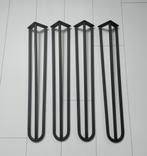 Hairpin tafelpoten zwart, Huis en Inrichting, Tafelonderdelen, Ophalen, Tafelpoot, Minder dan 50 cm, 50 tot 100 cm