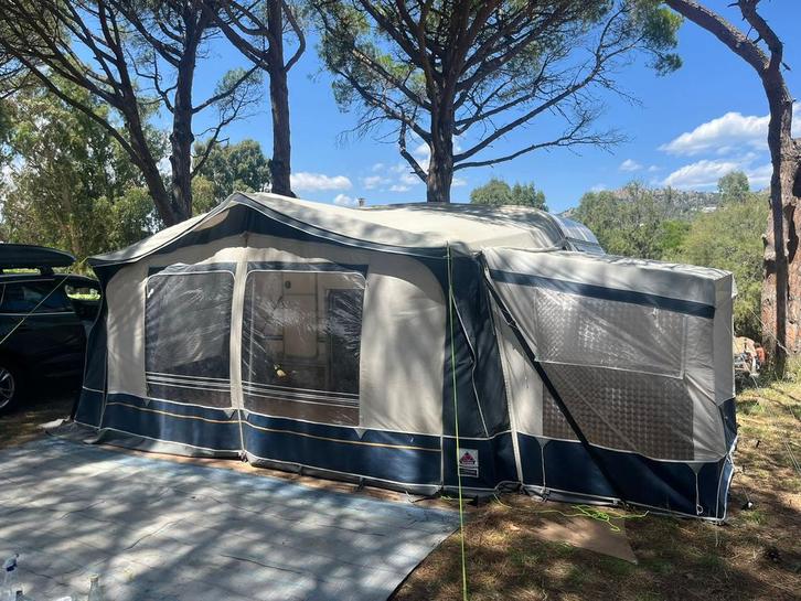 Caravan sprite, Caravans en Kamperen, Caravans, Particulier, tot en met 4, 2000 kg en meer, Treinzit, Sprite, Vast bed, 4 tot 5 meter