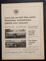 Oude reclame / Advertentie LANCIA Flavia / Flaminia Conv., Verzenden, Gelezen, Overige merken