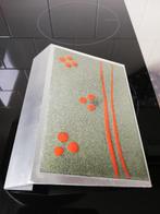 Vintage / retro deurgreep voordeur handvat grijs oranje, Antiek en Kunst, Curiosa en Brocante, Ophalen of Verzenden