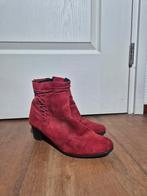 Rode enkellaarsjes maat 5, Kleding | Dames, Schoenen, Lage of Enkellaarzen, Ophalen of Verzenden, Onbekend, Gedragen