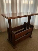 Eikenhouten Krantenbak Tafeltje - Osdorp, Gebruikt, 55 tot 75 cm, Rechthoekig, Hout