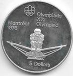 5  dollars  1974  Canada. km. 91   proof/unc, Zilver, Ophalen of Verzenden, Losse munt, Noord-Amerika