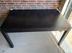 Ikea Eettafel Zwart 140x80cm, Huis en Inrichting, Tafels | Eettafels, Ophalen, Overige materialen, Gebruikt, 100 tot 150 cm
