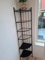 Zwart hoekkastje, Huis en Inrichting, Kasten | Overige, Ophalen