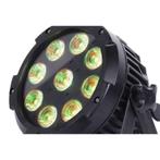 DJLicht 9X18W 6in1 RGBAW UV Wireless DMX accu+ waterdicht, Muziek en Instrumenten, ., Nieuw, Ophalen of Verzenden, .