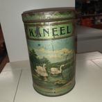 Kaneelblik met zwanen afbeeldingen, Ophalen of Verzenden, Gebruikt, Overige