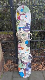 Kinder snowboard, Sport en Fitness, Snowboarden, Ophalen of Verzenden, Gebruikt, Bindingen