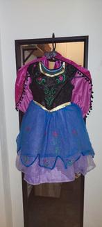 Frozen jurk Anna + cape, Meisje, Zo goed als nieuw, Ophalen