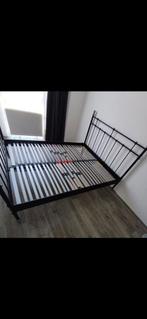 2 persoons bed, Ophalen, Tweepersoons, Hout, 160 cm