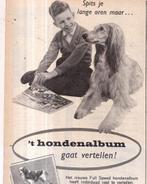 Retro reclame 1959 Full Speed sigaretten honden album, Ophalen of Verzenden