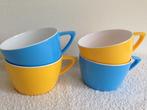 🩵💛4 Vintage ROSTI MEPAL SOEPKOPPEN van 350ML., Huis en Inrichting, Keuken | Servies, Overige materialen, Ophalen of Verzenden