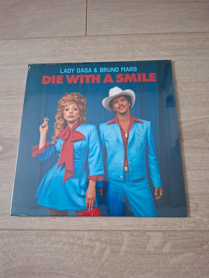 Lady Gaga & Bruno Mars – Die With a Smile (7” Vinyl, Sealed,, Cd's en Dvd's, Vinyl Singles, Ophalen of Verzenden