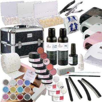 Gel starter set in NAGELKOFFER voor mobiele nagelstyliste beschikbaar voor biedingen