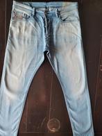 ZGAN LICHTGEBLEEKTE DIESEL TEPPHAR SLIM CARROT STRETCH 32/32, Ophalen of Verzenden, Zo goed als nieuw, Blauw, W32 (confectie 46) of kleiner