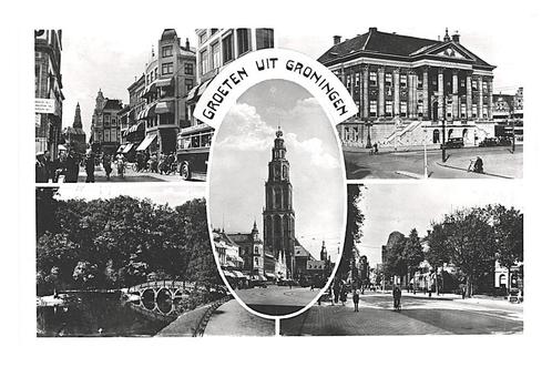 974248	Groningen	1949	Nette oude kaart Onbeschreven, Verzamelen, Ansichtkaarten | Nederland, Ongelopen, Groningen, 1940 tot 1960