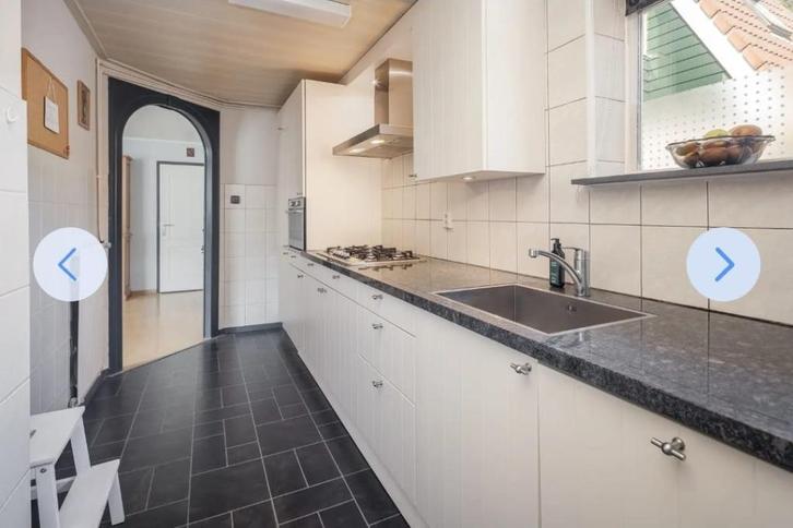 Keuken, Huis en Inrichting, Keuken | Complete keukens, Gebruikt, Enkelwandige keuken, Wit, Graniet of Steen, Ophalen