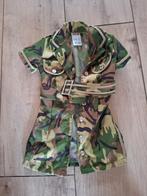 Leger soldaat jurkje, Kinderen en Baby's, Carnavalskleding en Verkleedspullen, Ophalen of Verzenden, Zo goed als nieuw, 110 t/m 116