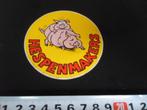 sticker hespenmakers strip varken varkens sex, Ophalen, Zo goed als nieuw