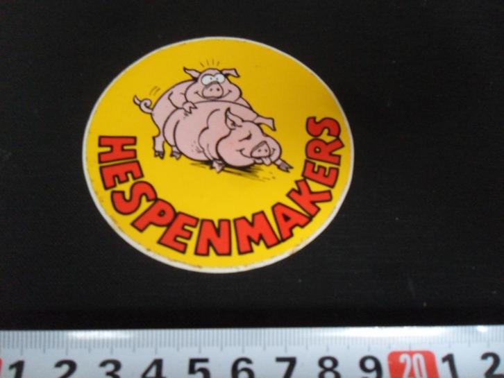 sticker hespenmakers strip varken varkens sex, Verzamelen, Stickers, Zo goed als nieuw, Ophalen