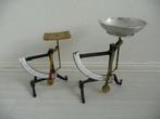2 antieke weegschaaltjes uit 20-er jaren, Ophalen of Verzenden