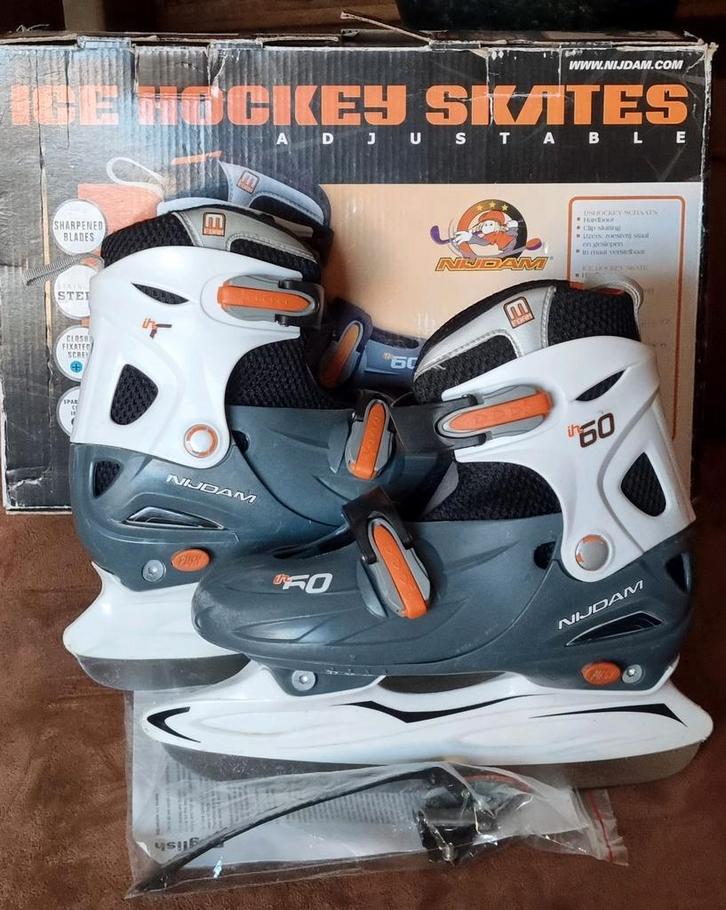Nijdam ijshockey schaatsen.  Maat 34-37, Sport en Fitness, Schaatsen, Zo goed als nieuw, IJshockeyschaatsen, Nijdam, Ophalen of Verzenden
