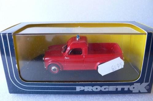 fiat 1100 brandweer pick up -progetto K -1/43-SALE!!!!!!!!!!, Hobby en Vrije tijd, Modelauto's | 1:43, Nieuw, Auto, Overige merken