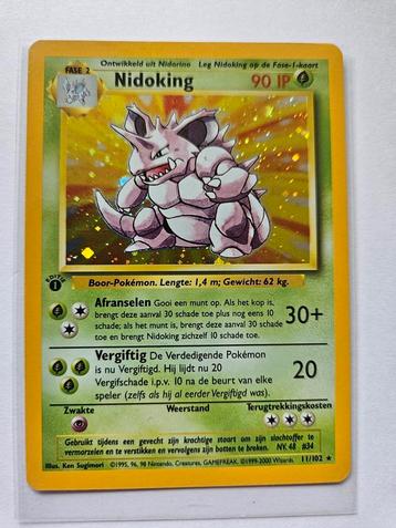 pokemon base set holo's  1e editie beschikbaar voor biedingen