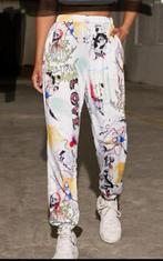 Shein casual jogging broek wit Skull mt. S, Wit, Ophalen of Verzenden, Zo goed als nieuw, Maat 36 (S)