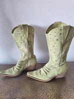 Groene laarzen, Ophalen of Verzenden, Zo goed als nieuw, Groen, Hoge laarzen