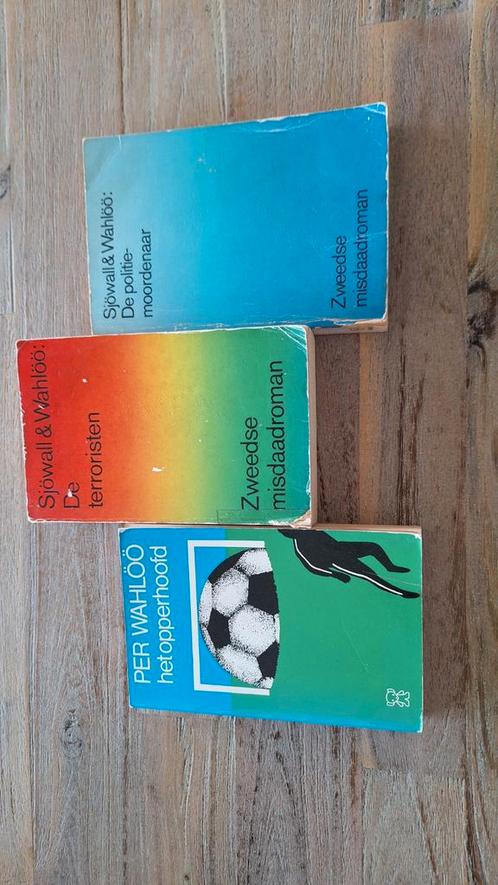 Sjöwall & Wahlöö - 3 Zweedse misdaadromans, Boeken, Detectives, Gelezen, Ophalen of Verzenden