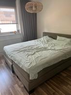 Swiss sense boxspring 1.80m, Ophalen, Gebruikt, Bruin, Tweepersoons
