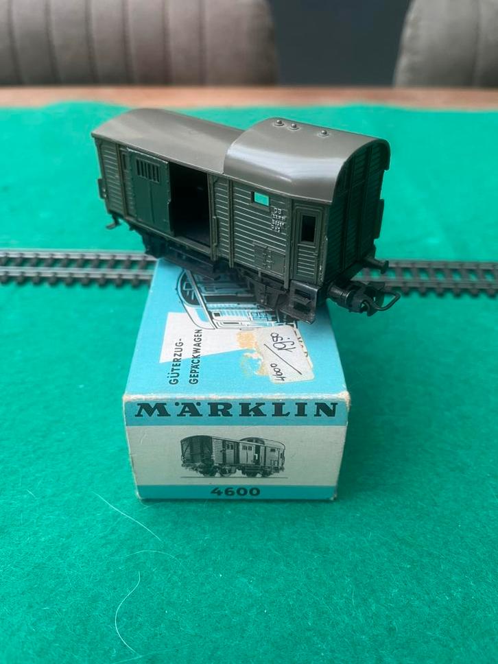 Märklin H0 4600 Bagagewagen / Gepäckwagen – DB, Hobby en Vrije tijd, Modeltreinen | H0, Gebruikt, Wagon, Wisselstroom, Märklin