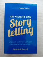 De Kracht van Storytelling - Carmine Gallo, Ophalen of Verzenden, Zo goed als nieuw, Economie en Marketing, Carmine Gallo