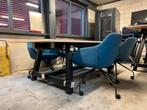 Design kantoortafel met 4 Markant stoelen, Ophalen, Gebruikt, Tafel