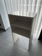 Witte open kast, Huis en Inrichting, Kasten | Boekenkasten, Ophalen, Met plank(en), Zo goed als nieuw, Minder dan 25 cm