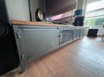 Robuust dressoir van Zenn Lifestyle - 242cm breed, Ophalen, Gebruikt, 200 cm of meer, Metaal