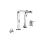 GROHE VERIS 4-GATS EENGREEPS BADRANDCOMBINATIE CHROOM, Niet ingevuld, Niet ingevuld, Nieuw, Ophalen of Verzenden