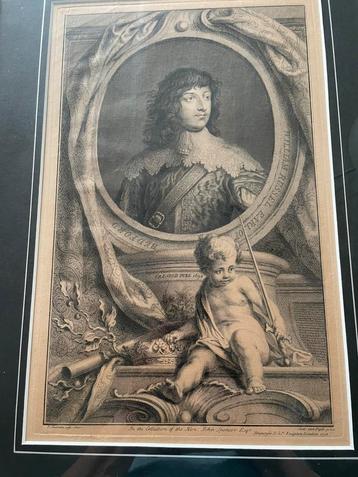 Oude ets van Jacobus Houbraken beschikbaar voor biedingen