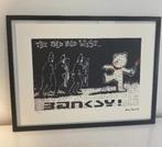 BANKSY : litho met certificat, Ophalen of Verzenden