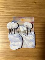 3d plaatje kerst kant en klaar, Hobby en Vrije tijd, Ophalen of Verzenden, Nieuw, Kerst, Knipvel