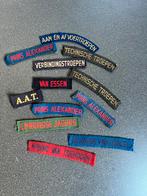 Set straatnamen landmacht, Verzamelen, Ophalen of Verzenden, Landmacht, Nederland, Embleem of Badge