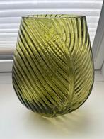 Groene glazen vaas - PTM Collection, Huis en Inrichting, Woonaccessoires | Vazen, Ophalen of Verzenden, 75 cm of meer, Groen, Glas