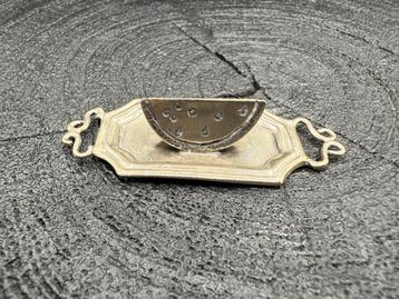 Zilveren Miniatuur Dienblad met Watermeloen beschikbaar voor biedingen