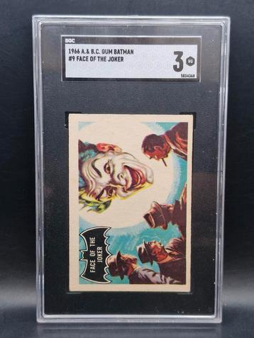 Batman jaar 1966 face Of the joker gum #9 SGC 3 beschikbaar voor biedingen